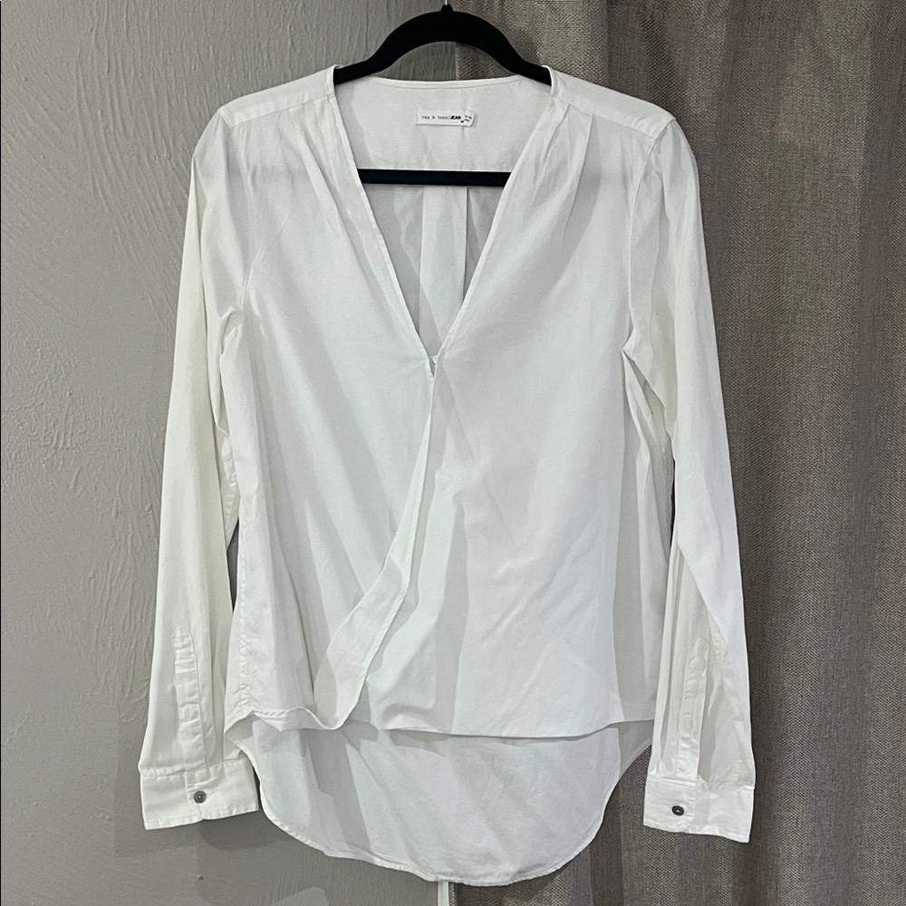 Rag & bone Elegant White Women's Blouse sz medium
